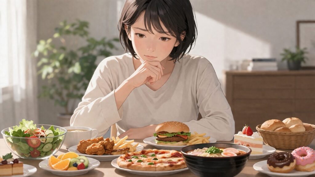 静かな食卓のひととき