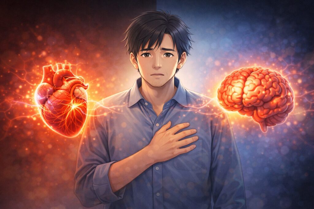 心と脳の間の葛藤