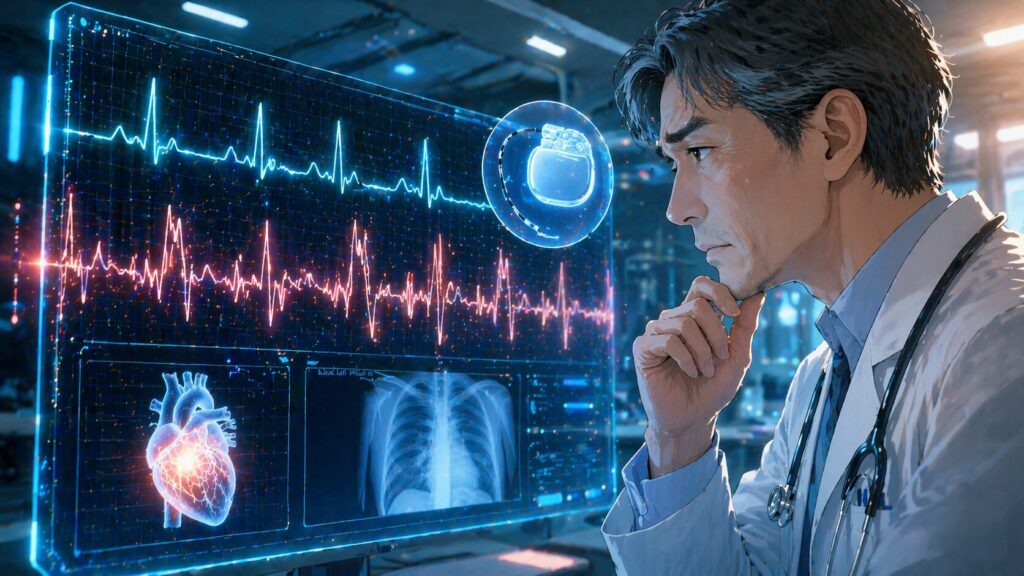 未来的な医療診断ラボ