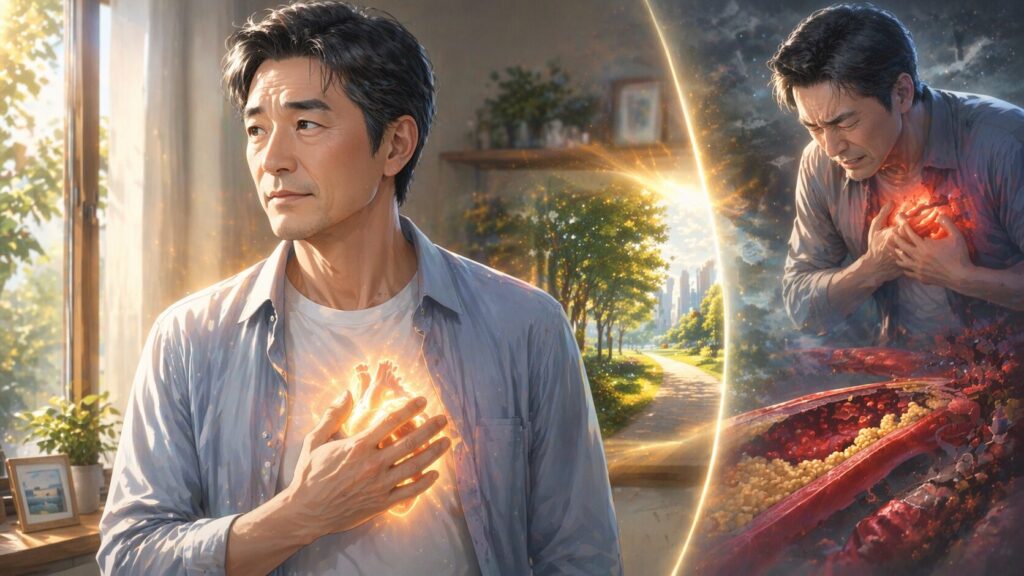 健康と悩みの間