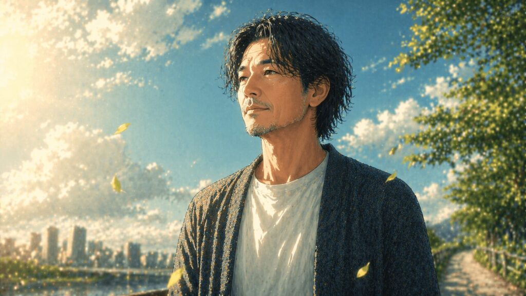 静かな秋の日の散歩