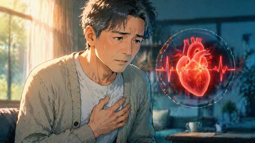 心臓の危機と不安