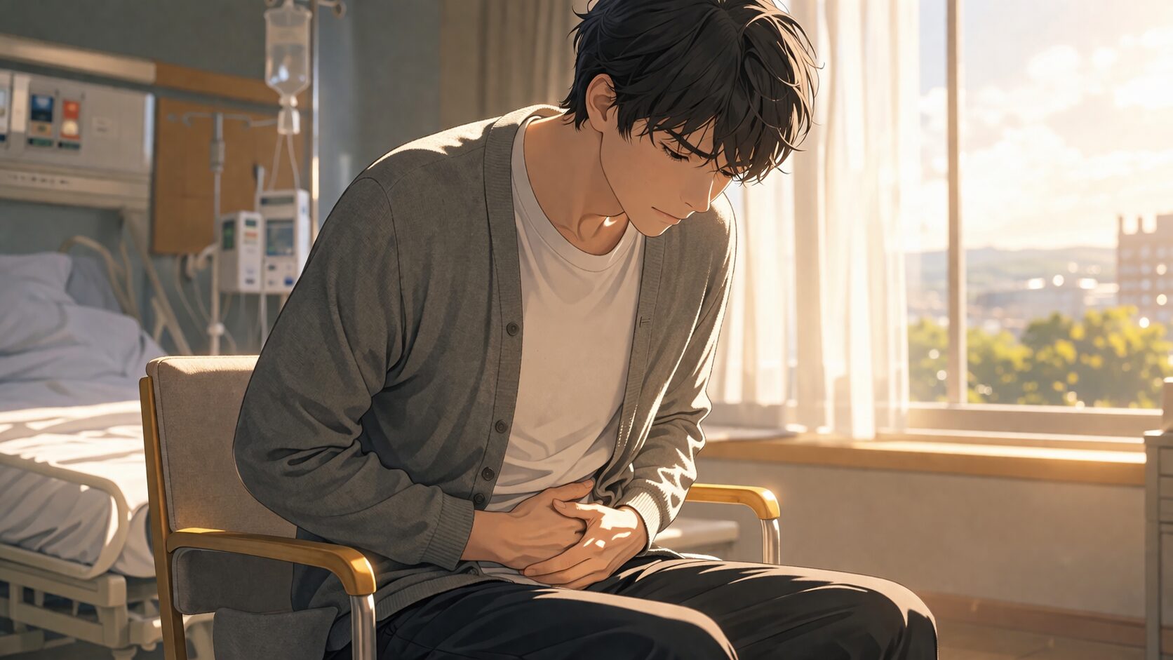 静かな病室のひととき