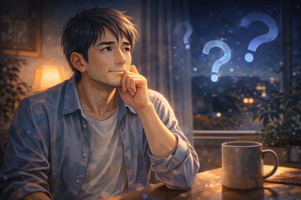 疑問の中の静けさ