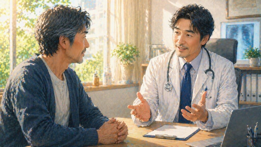 診察室の穏やかな対話