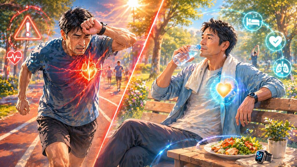 過剰運動と健康的休息