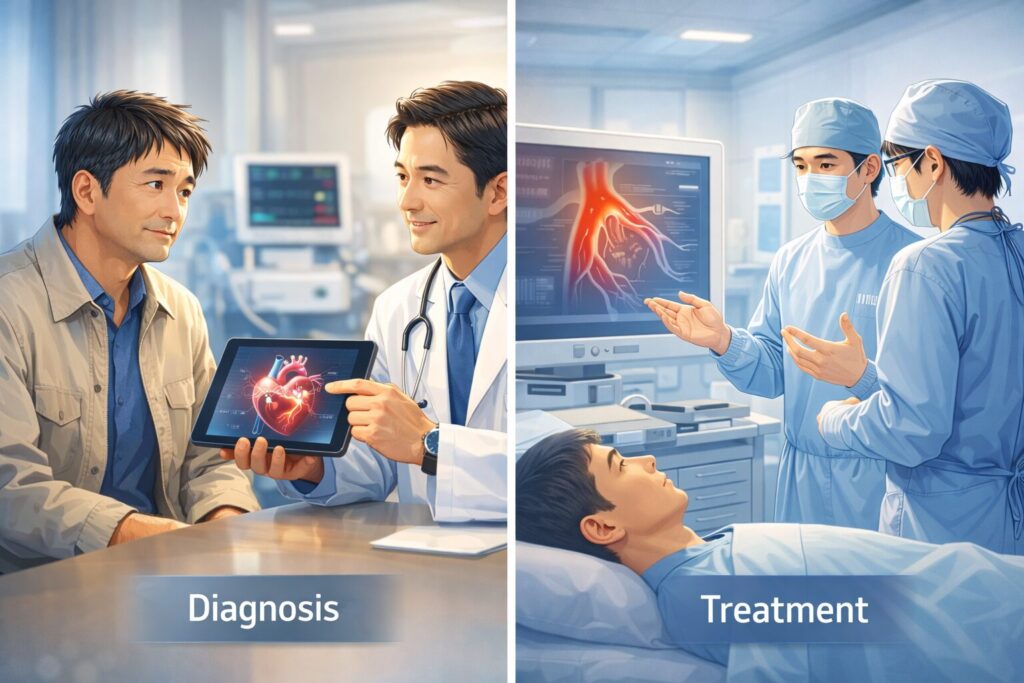 診断と治療の瞬間