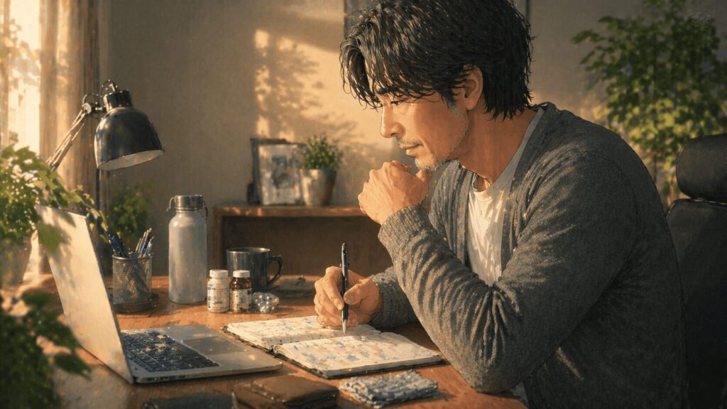 穏やかな作業空間のひととき