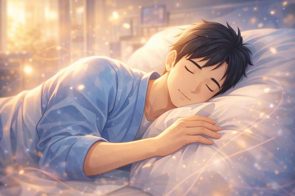 穏やかな眠りの中で