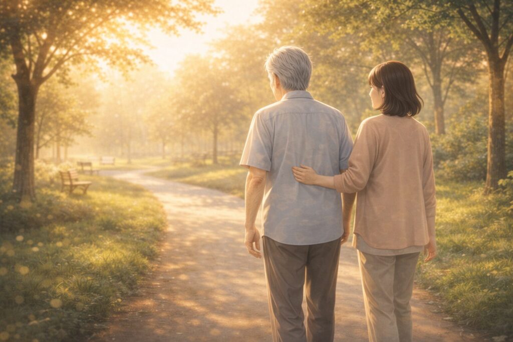 穏やかな午後の散歩