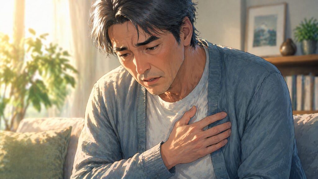 静かな部屋での緊張感