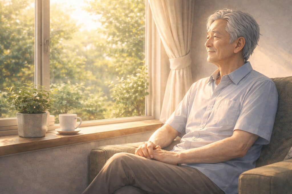 窓辺の静かなひととき