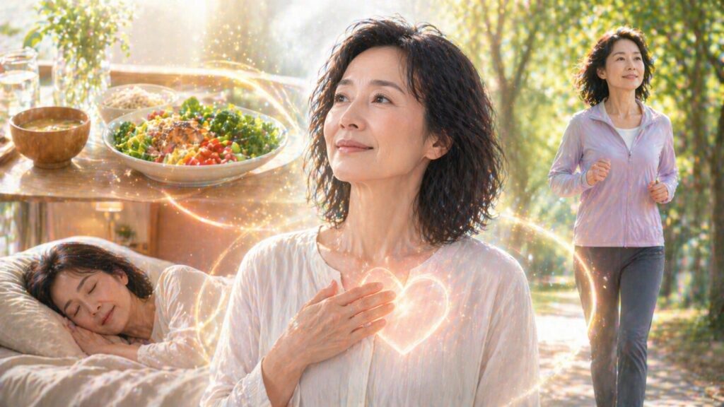 健康的なライフスタイルの調和