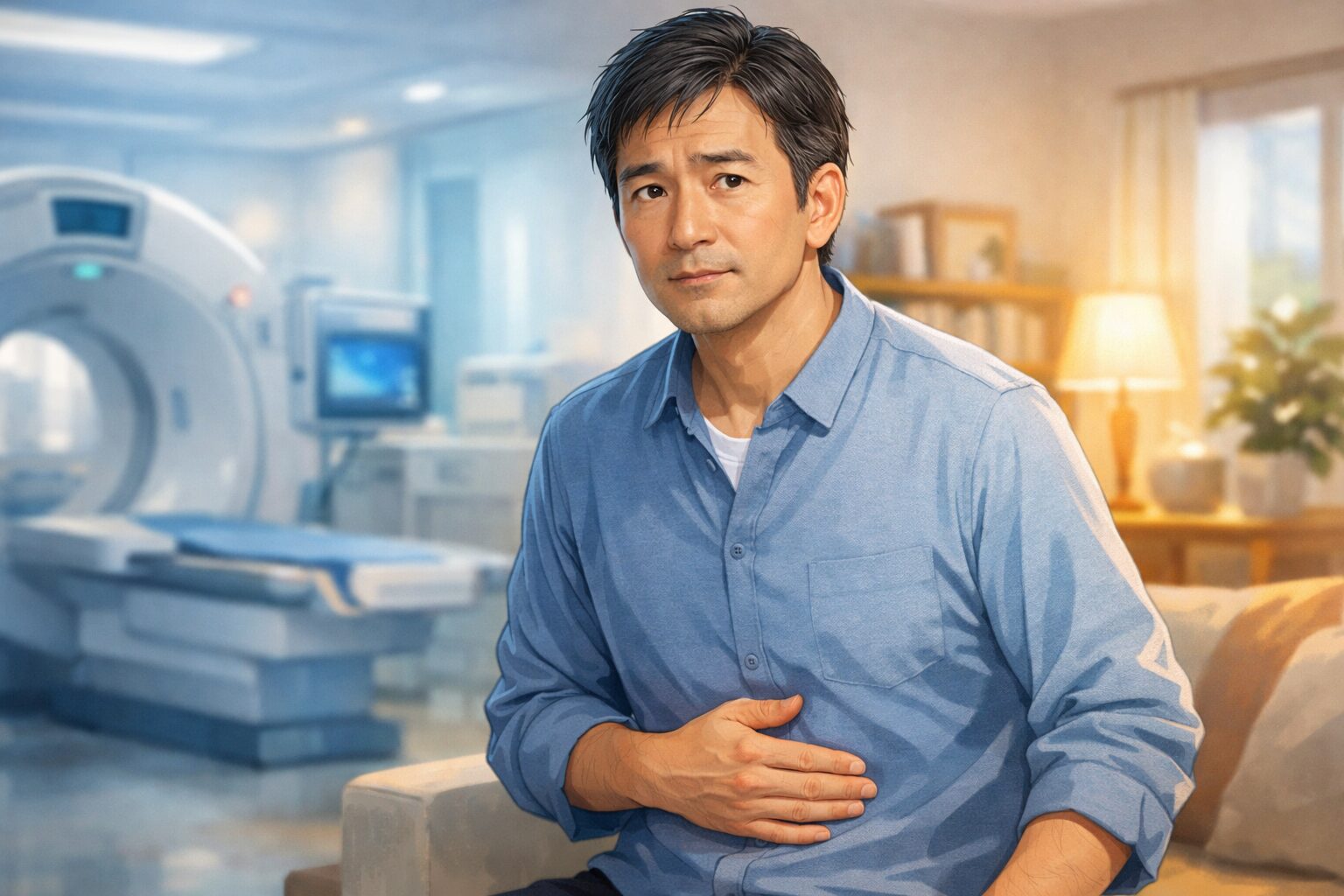 病院と家庭の間で