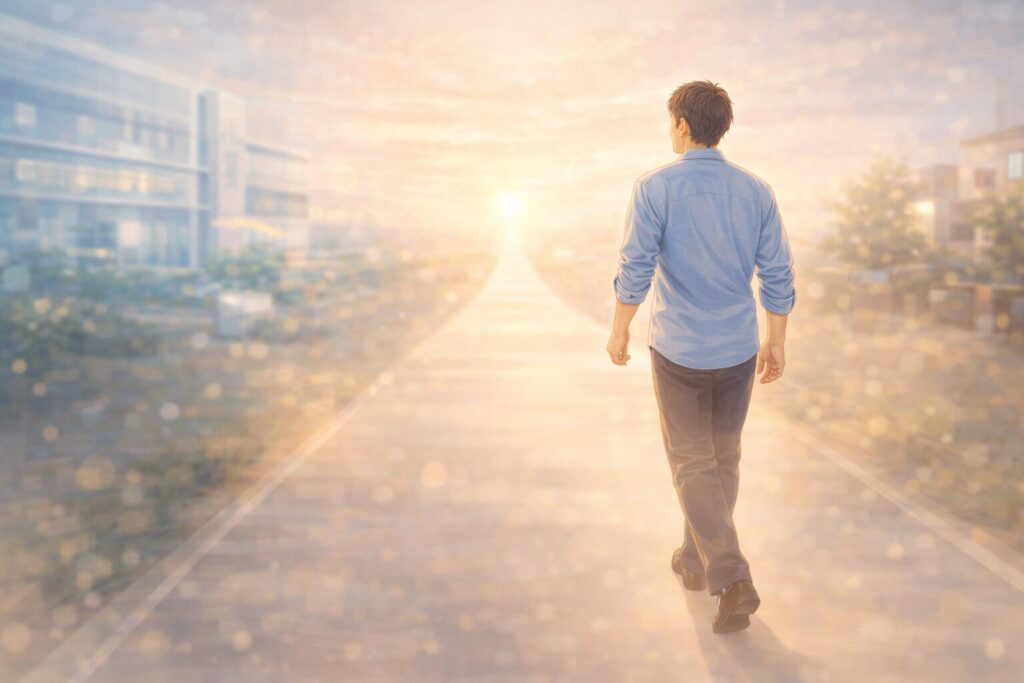 自信を持って歩く道