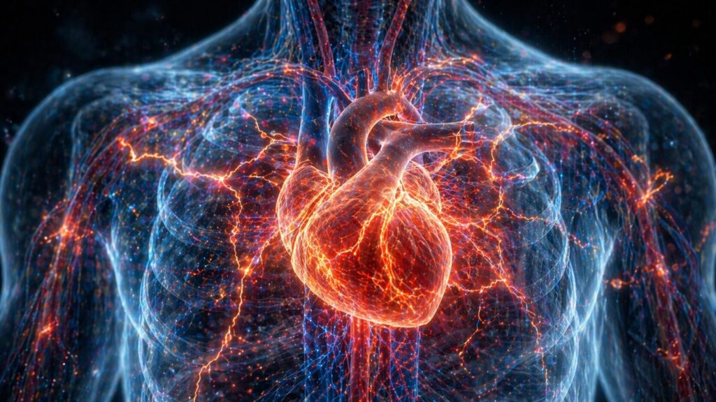 心臓の電気的活動と解剖学