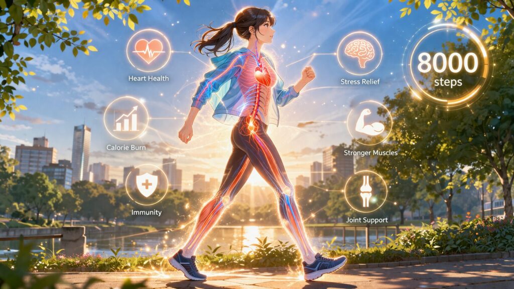 健康的なライフスタイルの歩み