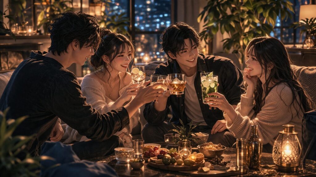 温かな夜の集い