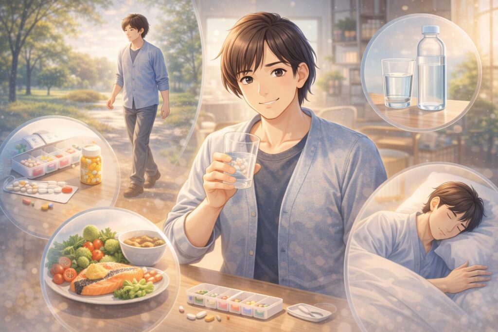 健康管理の一日