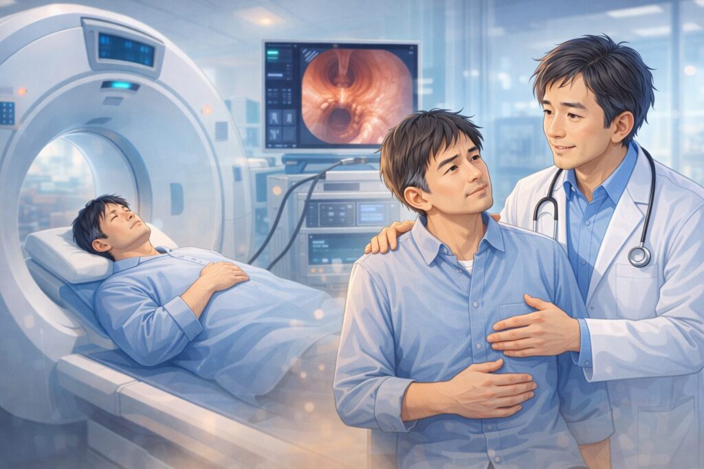 病院での診察シーン