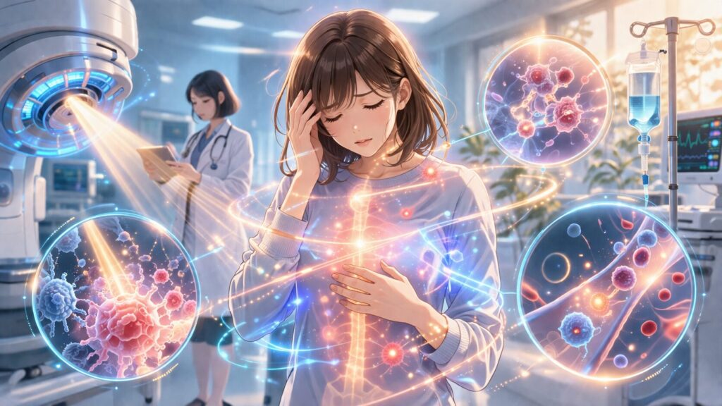 医療治療中の女性