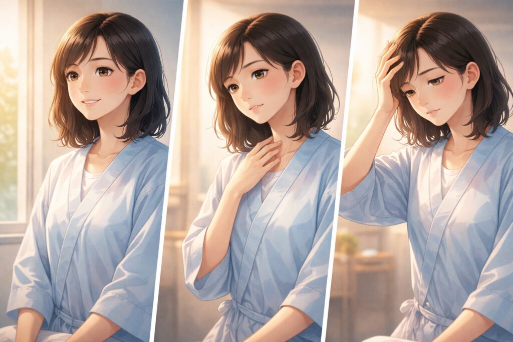 病院での感情の変化