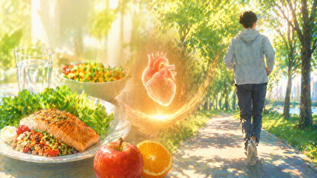 健康的なライフスタイルのシーン