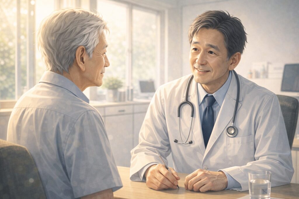 医師との穏やかな相談