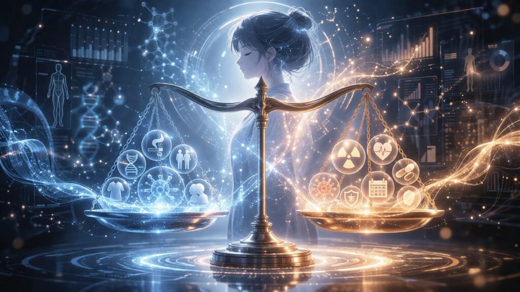 未来的な医療分析のバランス