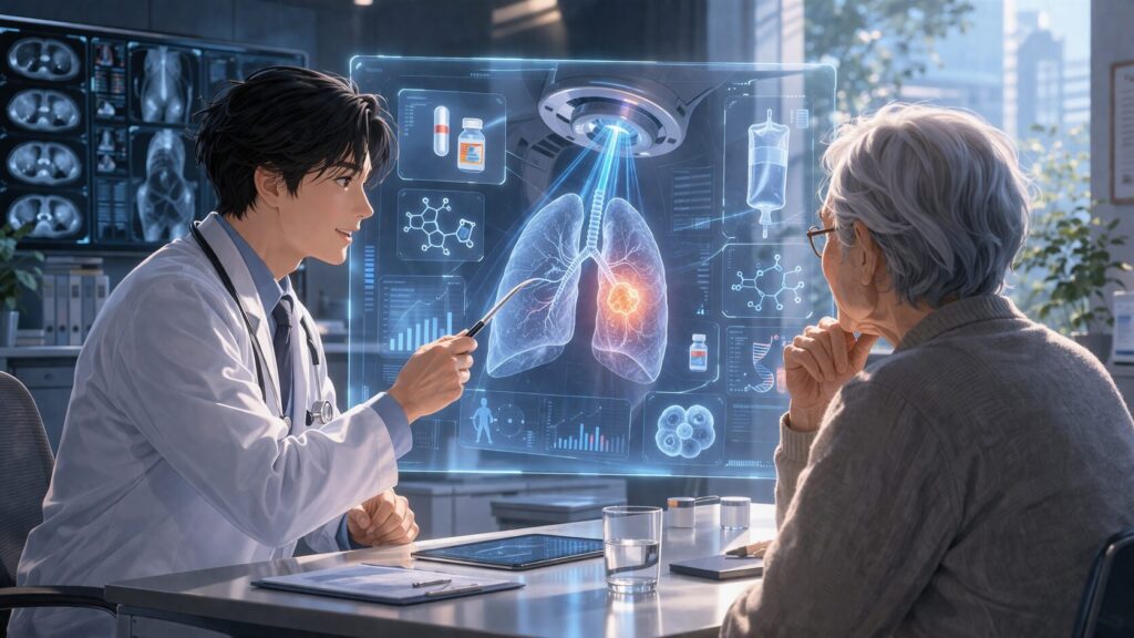 未来的な医療相談の場