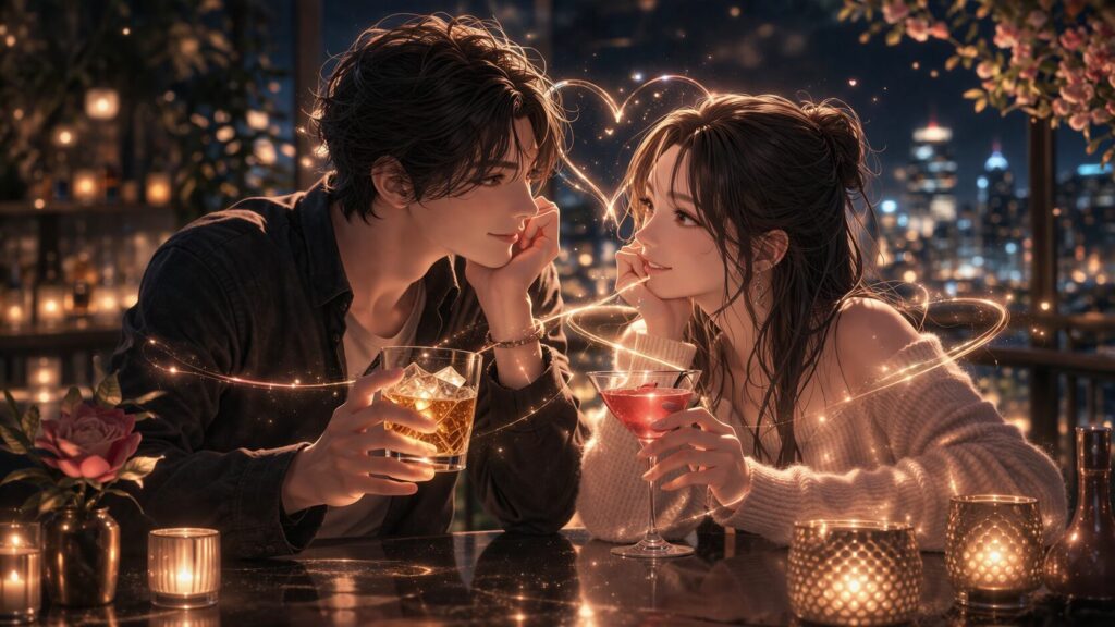 夜のロマンチックなひととき