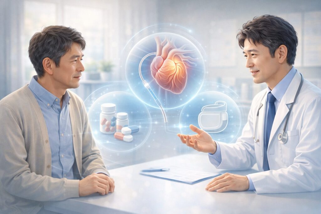 医師と患者の治療相談