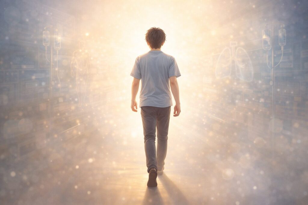 希望の道を歩む