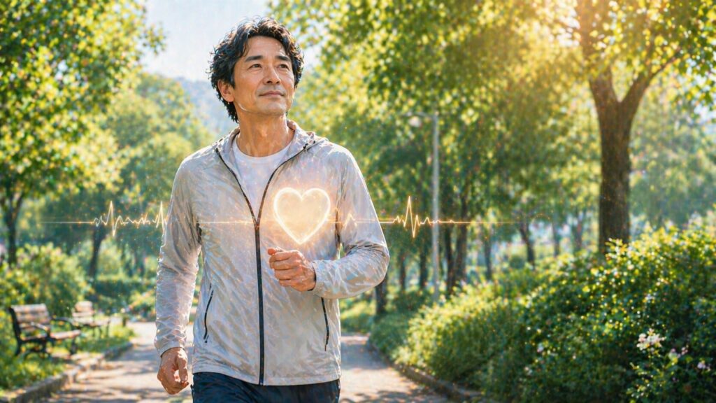 健康的な散歩道