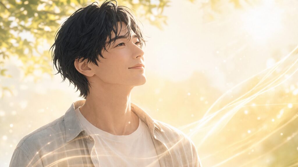 優しい光に包まれて