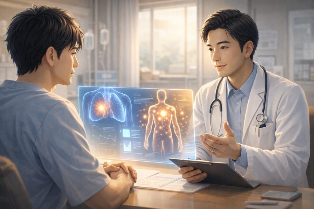 医師と患者の診察シーン