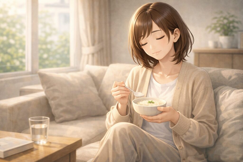 昼下がりの食事タイム