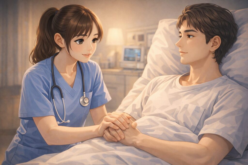 看護師の優しさと患者の支え