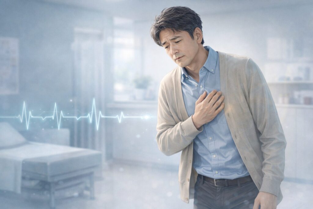 静かな診察室での静寂