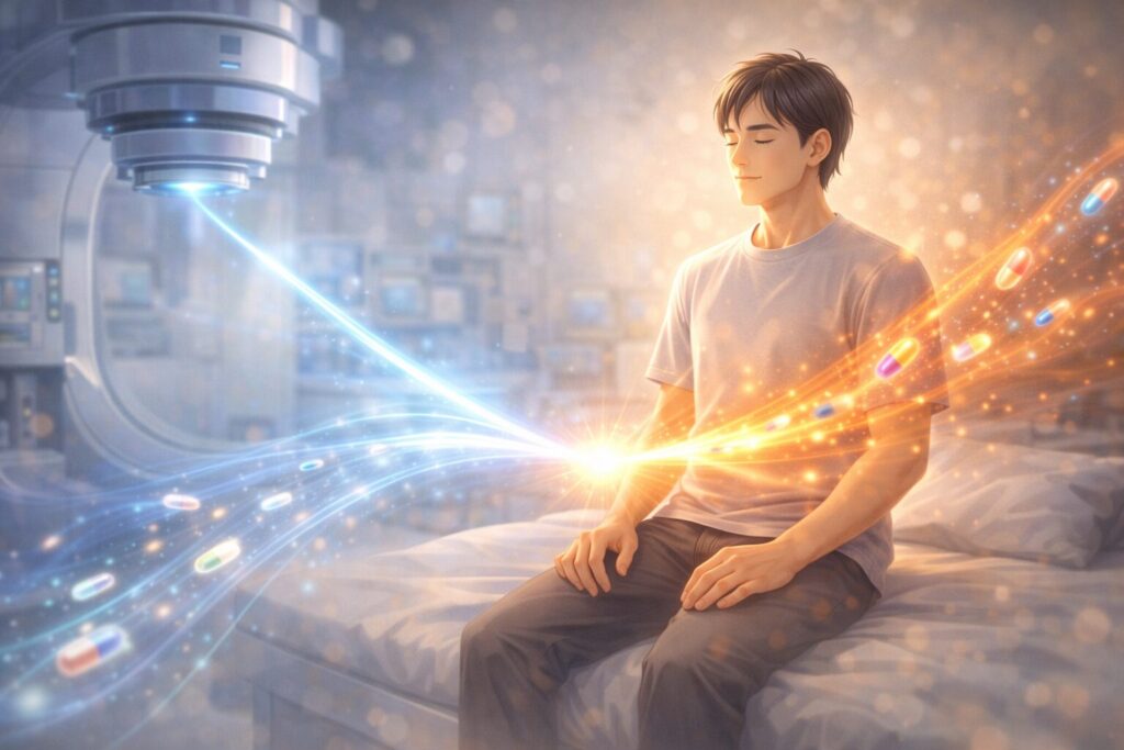 未来的治療の光