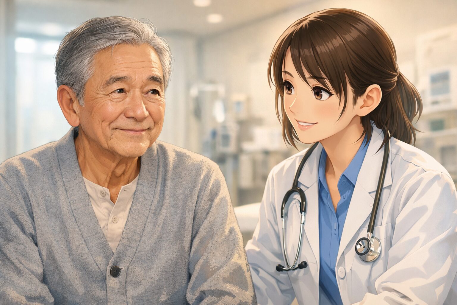 病院での温かな対話 (1)