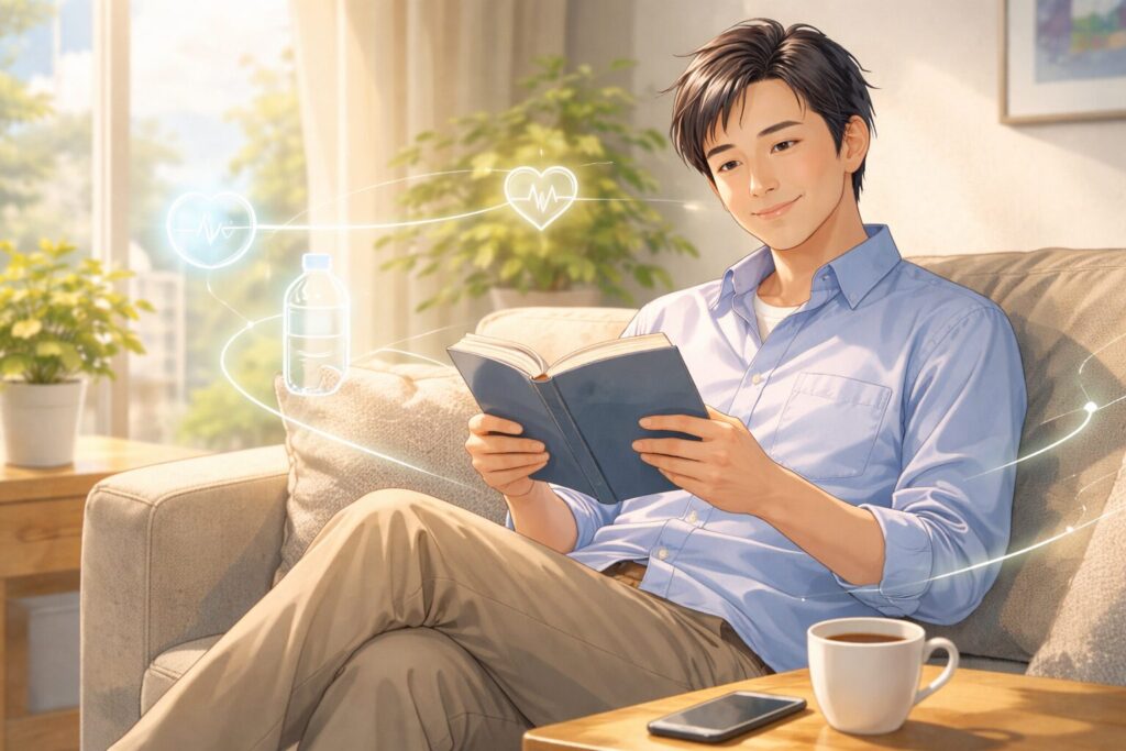 リラックスした午後のひととき