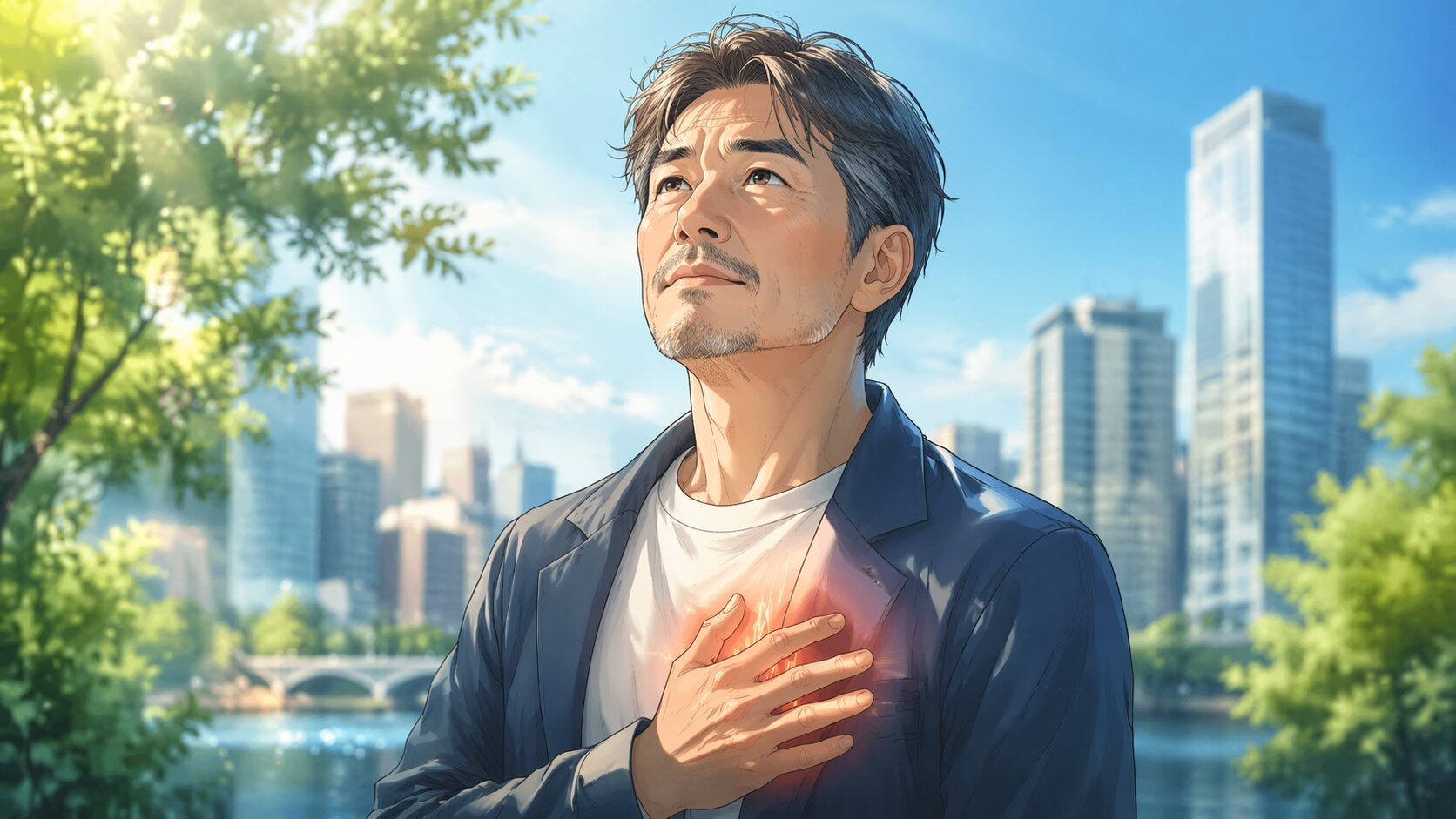 希望の光に包まれて