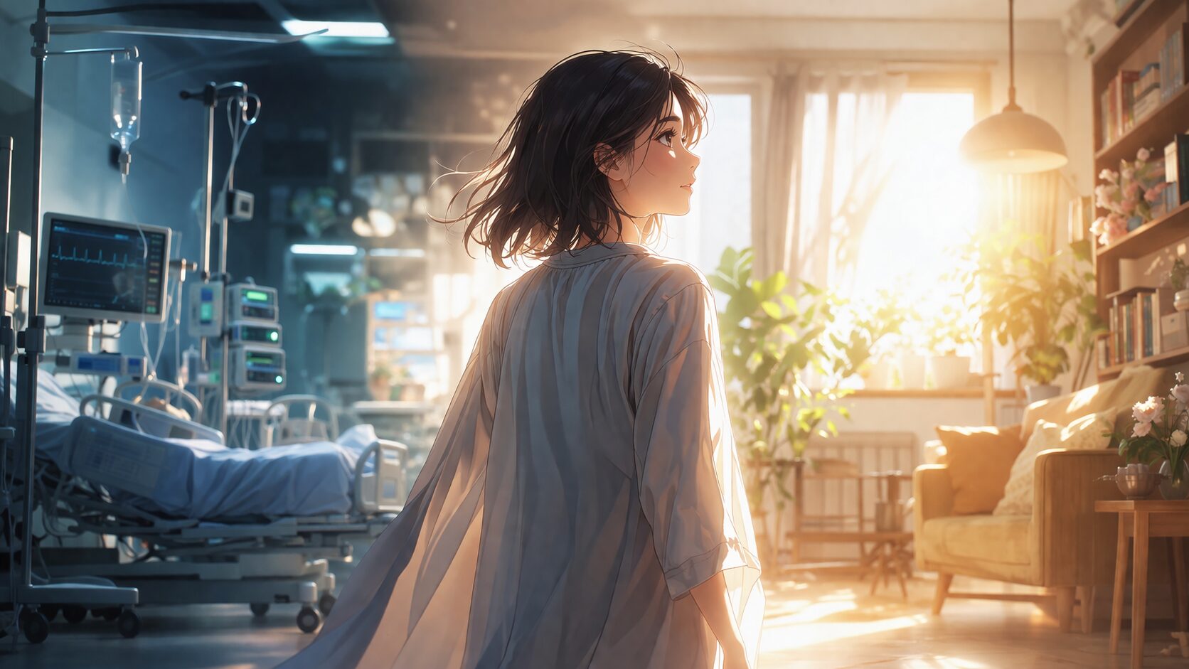 二つの世界の狭間に