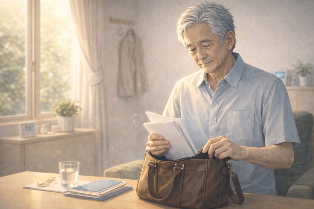 静かな午後の書類整理