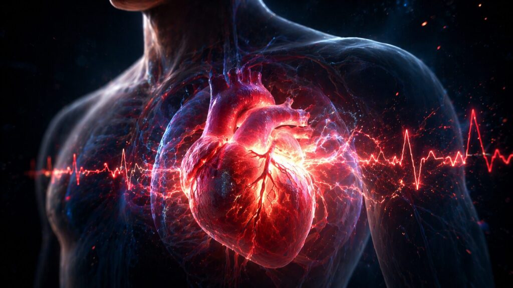 エネルギーに包まれた心臓