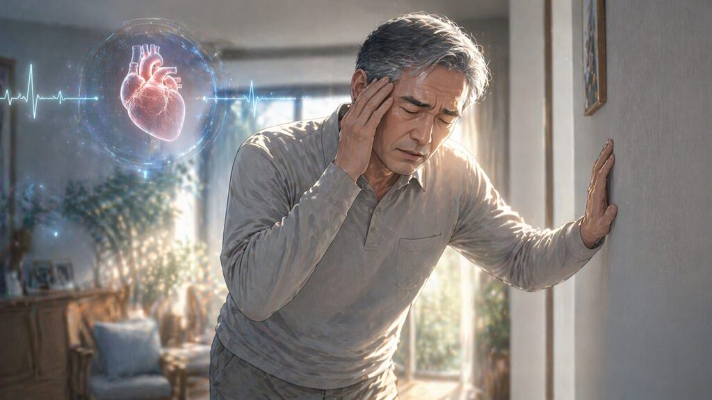 -頭痛と心臓の警告