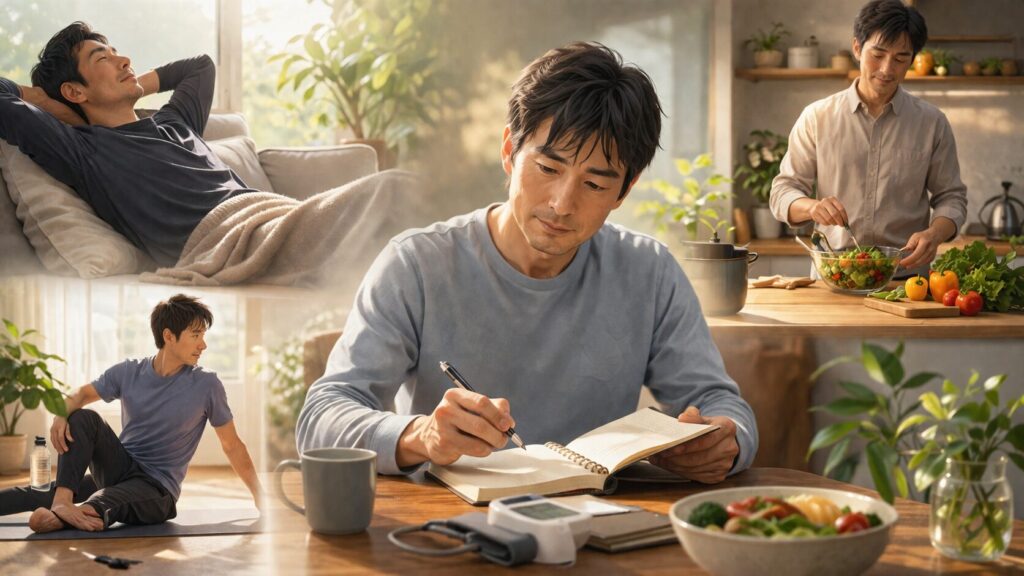 穏やかな日常のウェルネスシーン