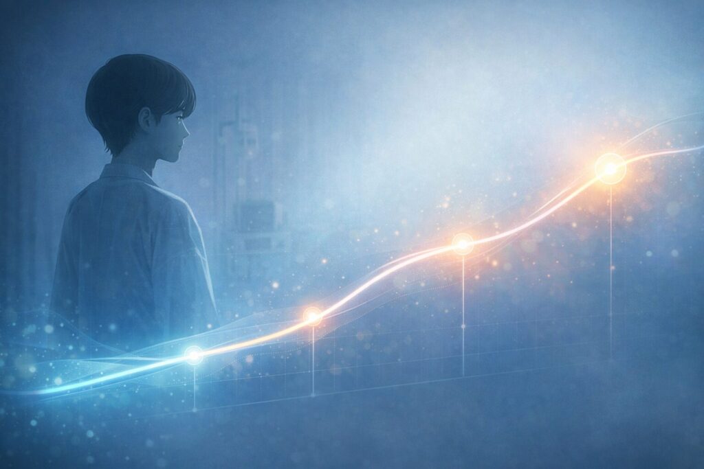 時間の流れと患者の軌跡